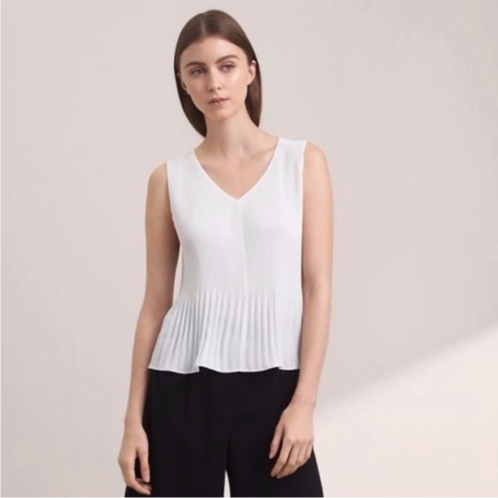 Babaton Damien Tank Top with Pleated Design